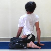 BHARADVAJASANA 2