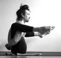 BADDHA PADA ARDHA KOORMAMUNYASANA